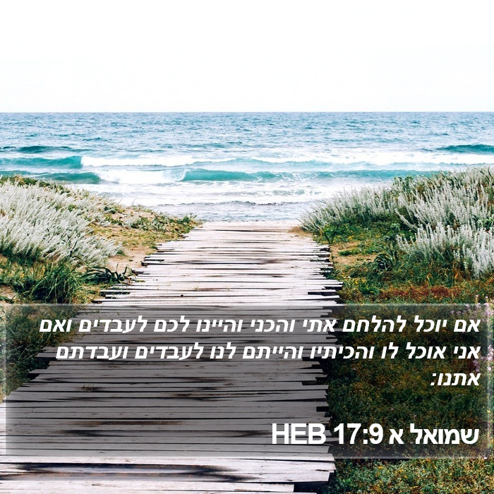 שמואל א 17:9 HEB Bible Study