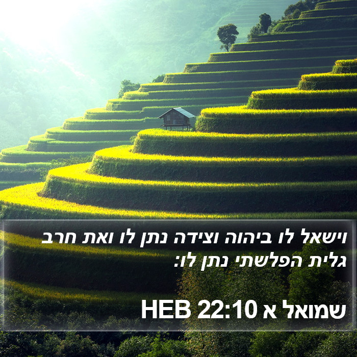 שמואל א 22:10 HEB Bible Study