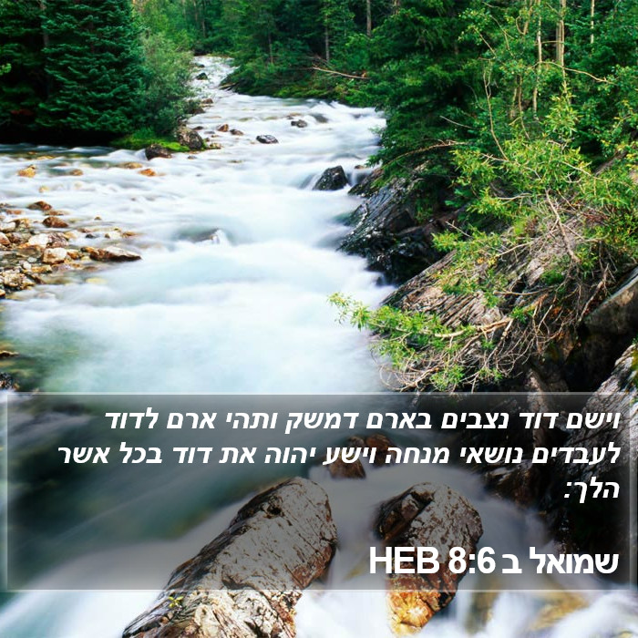 שמואל ב 8:6 HEB Bible Study