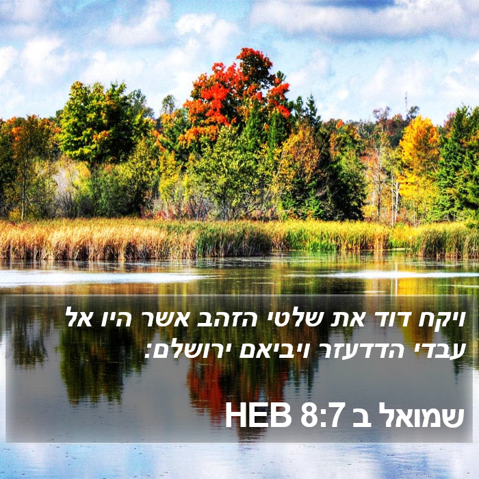 שמואל ב 8:7 HEB Bible Study