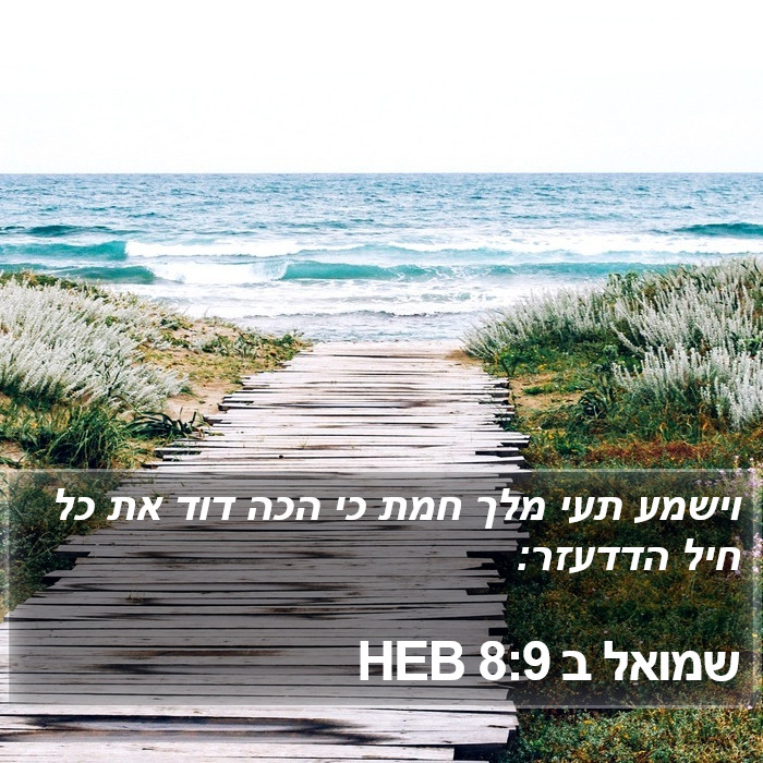 שמואל ב 8:9 HEB Bible Study