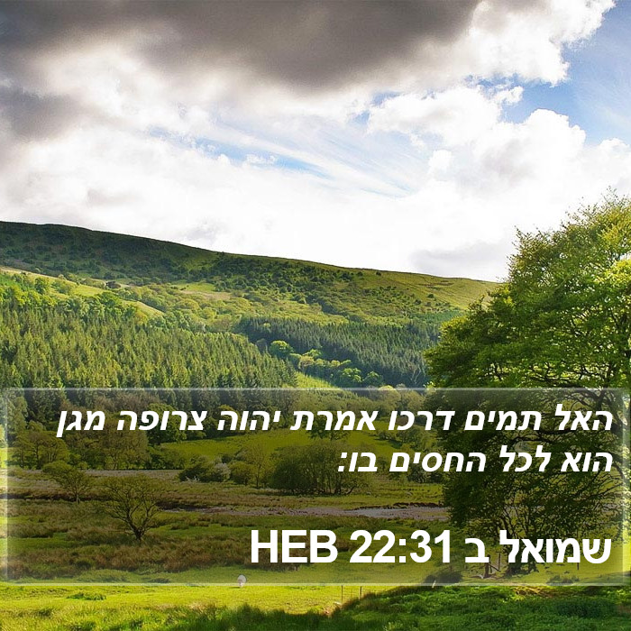 שמואל ב 22:31 HEB Bible Study