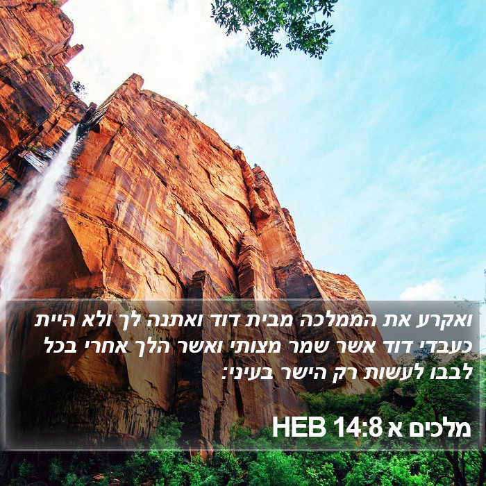 מלכים א 14:8 HEB Bible Study