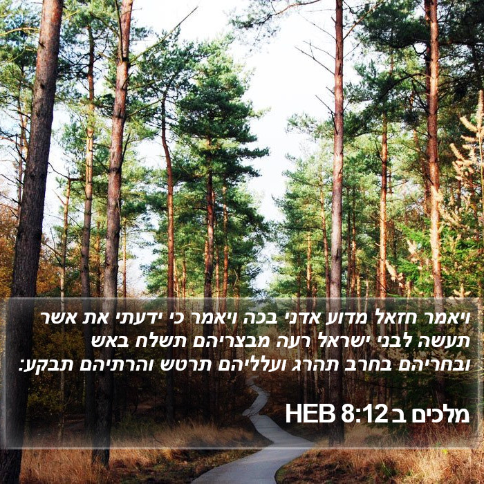 מלכים ב 8:12 HEB Bible Study