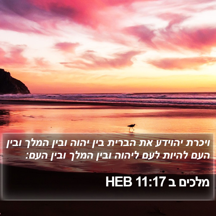 מלכים ב 11:17 HEB Bible Study