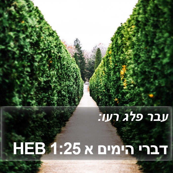 דברי הימים א 1:25 HEB Bible Study