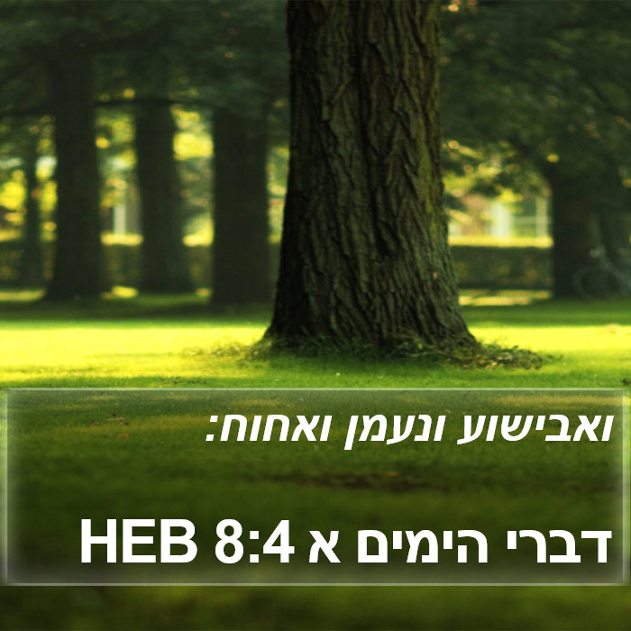 דברי הימים א 8:4 HEB Bible Study