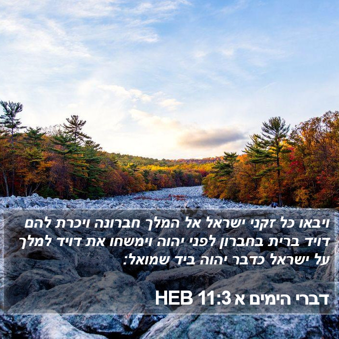 דברי הימים א 11:3 HEB Bible Study