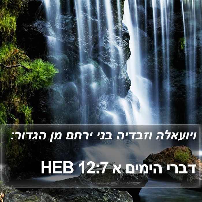 דברי הימים א 12:7 HEB Bible Study