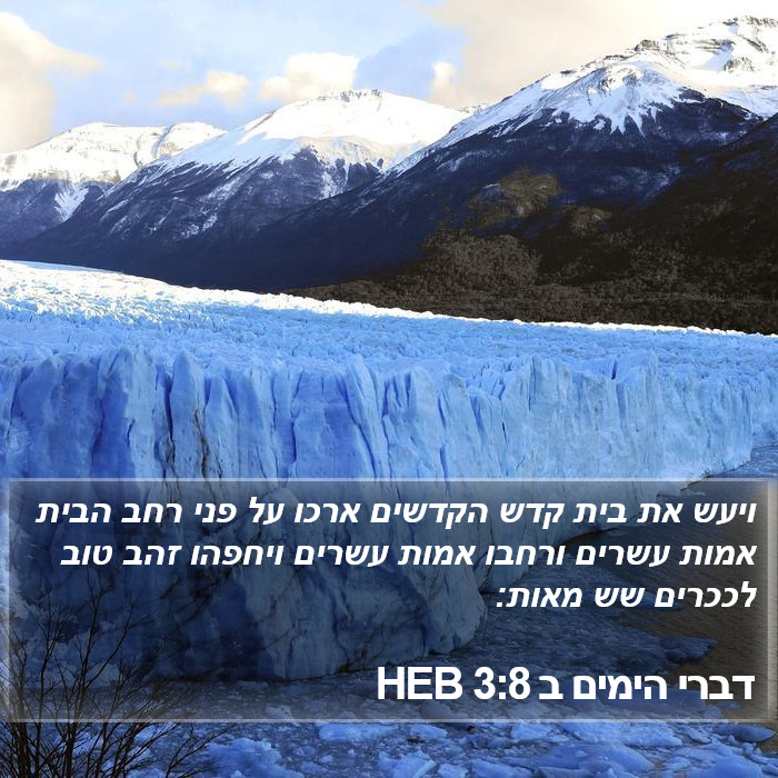 דברי הימים ב 3:8 HEB Bible Study