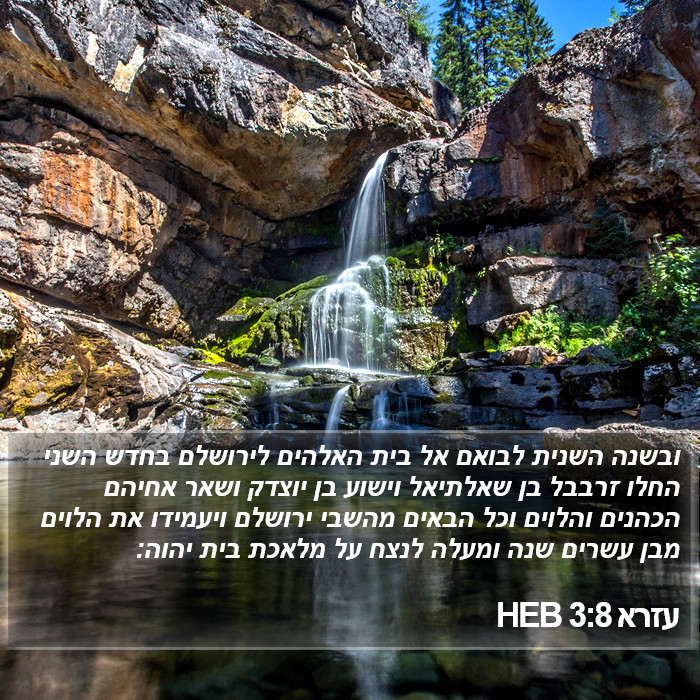 עזרא 3:8 HEB Bible Study