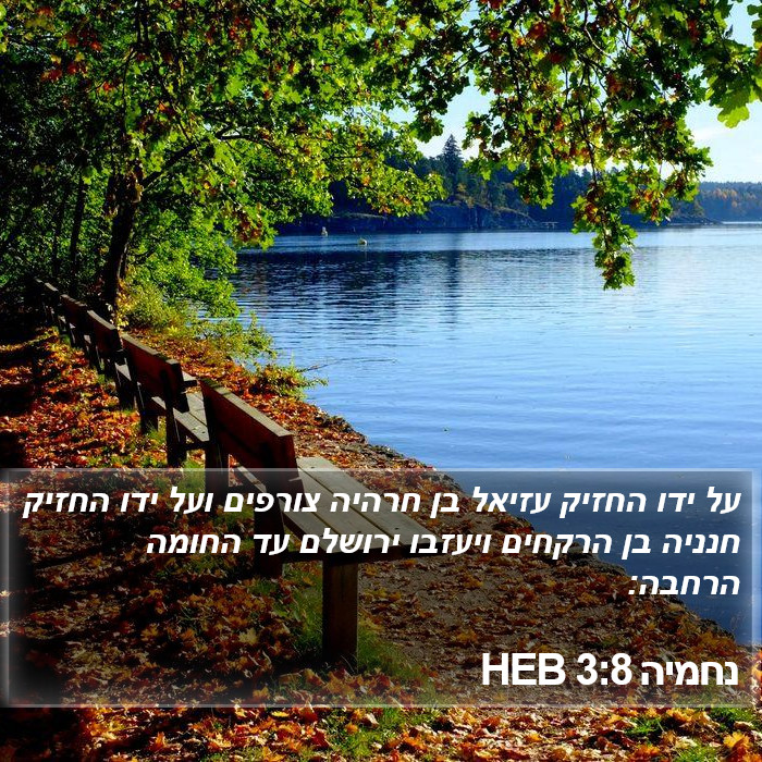 נחמיה 3:8 HEB Bible Study