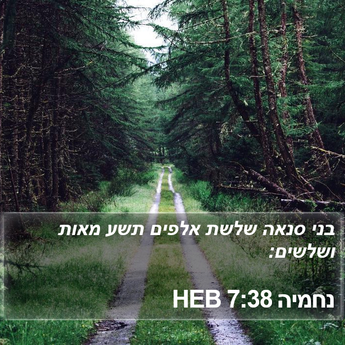 נחמיה 7:38 HEB Bible Study