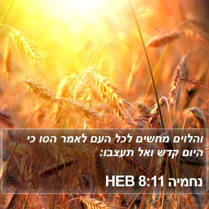 נחמיה 8:11 HEB Bible Study