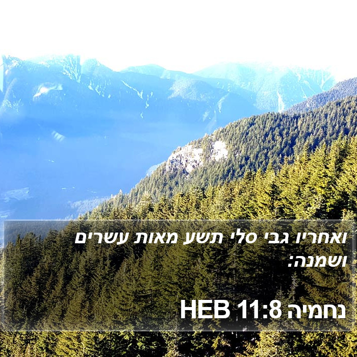 נחמיה 11:8 HEB Bible Study