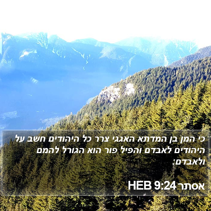 אסתר 9:24 HEB Bible Study