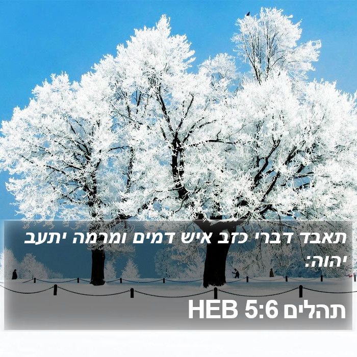 תהלים 5:6 HEB Bible Study