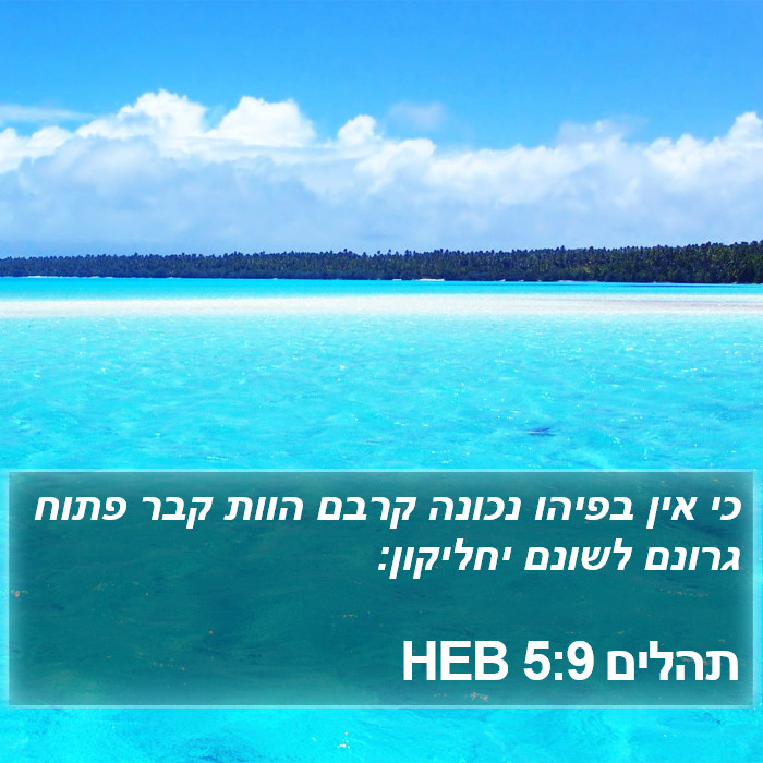 תהלים 5:9 HEB Bible Study