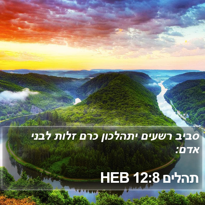 תהלים 12:8 HEB Bible Study