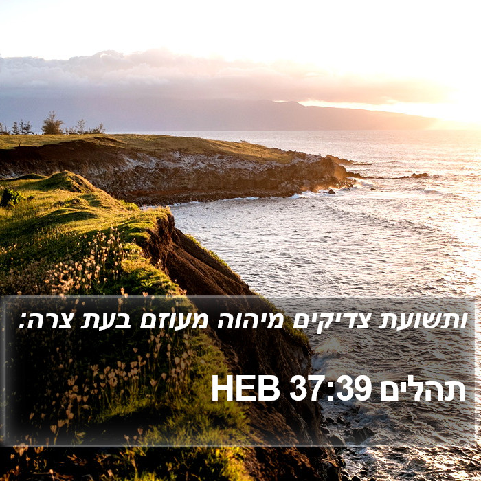 תהלים 37:39 HEB Bible Study