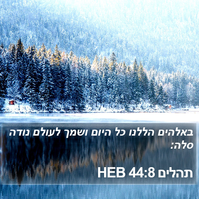 תהלים 44:8 HEB Bible Study