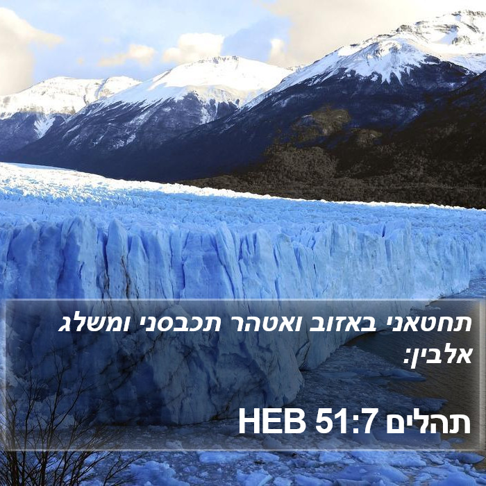 תהלים 51:7 HEB Bible Study