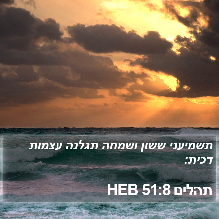 תהלים 51:8 HEB Bible Study