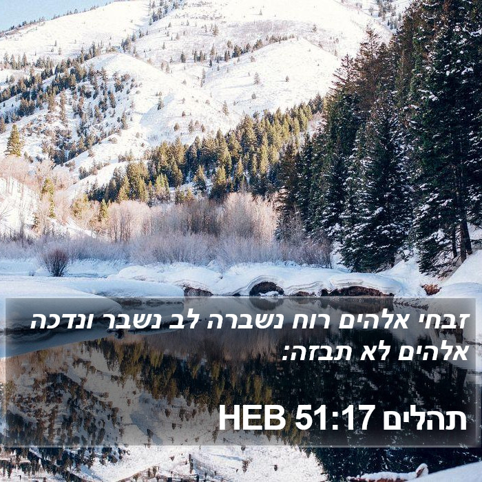 תהלים 51:17 HEB Bible Study