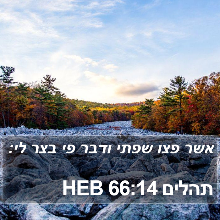 תהלים 66:14 HEB Bible Study