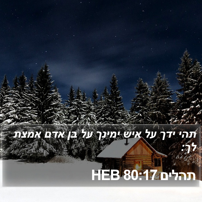 תהלים 80:17 HEB Bible Study