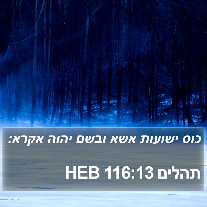 תהלים 116:13 HEB Bible Study