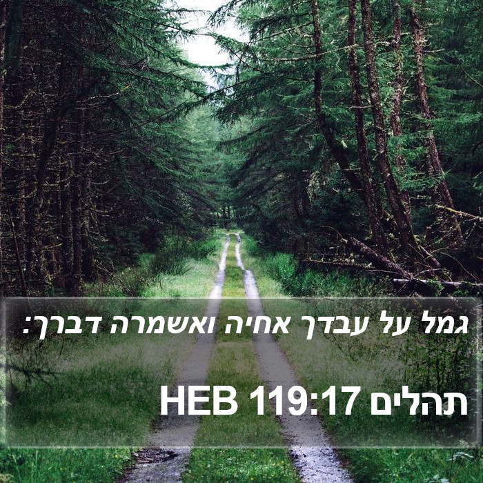 תהלים 119:17 HEB Bible Study