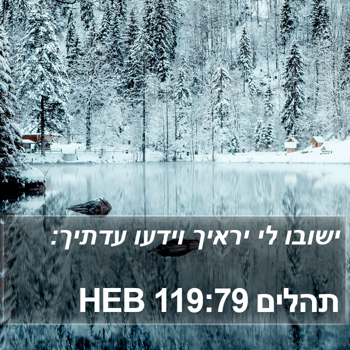 תהלים 119:79 HEB Bible Study