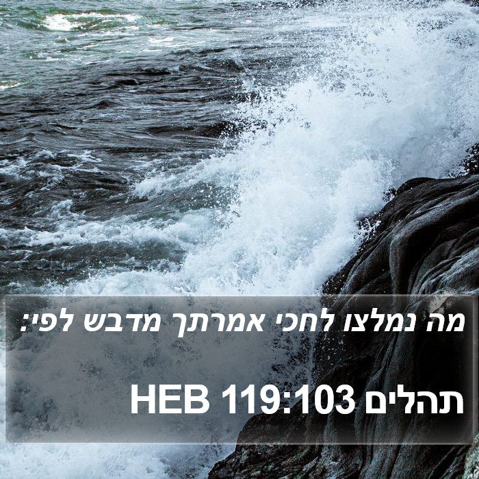 תהלים 119:103 HEB Bible Study