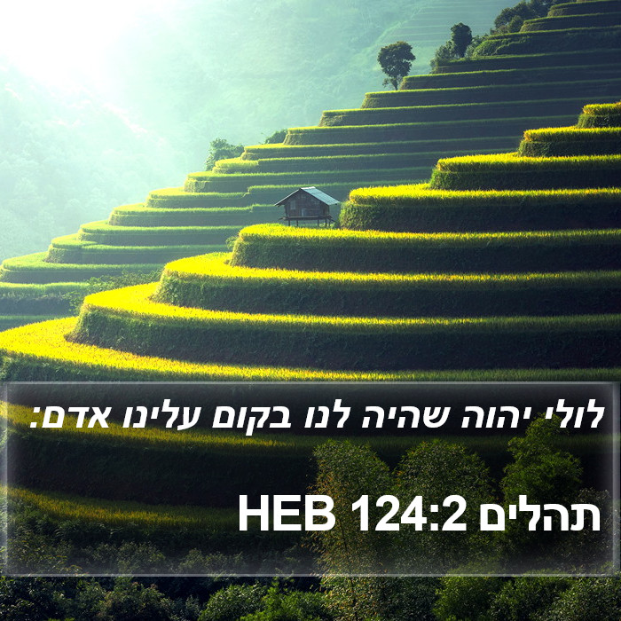 תהלים 124:2 HEB Bible Study