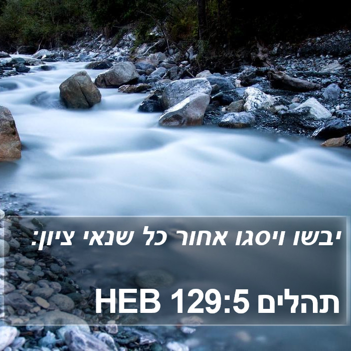 תהלים 129:5 HEB Bible Study