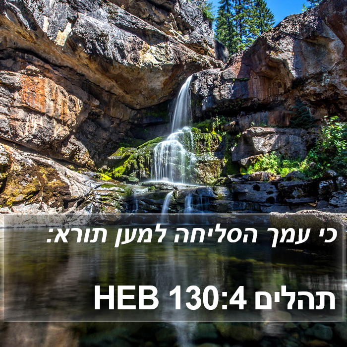 תהלים 130:4 HEB Bible Study