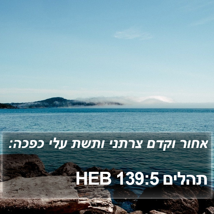 תהלים 139:5 HEB Bible Study