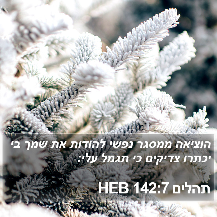 תהלים 142:7 HEB Bible Study