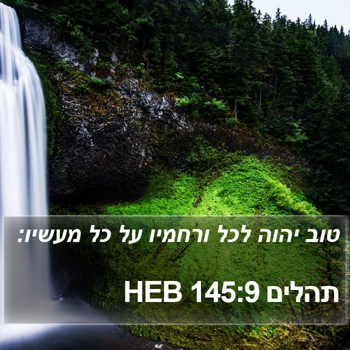 תהלים 145:9 HEB Bible Study