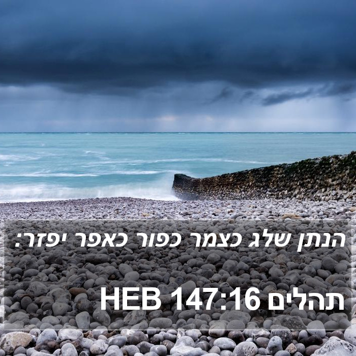 תהלים 147:16 HEB Bible Study