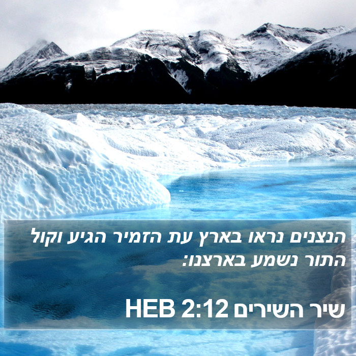 שיר השירים 2:12 HEB Bible Study