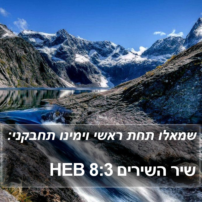 שיר השירים 8:3 HEB Bible Study