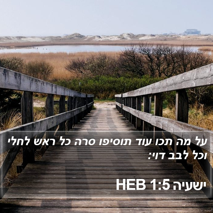 ישעיה 1:5 HEB Bible Study