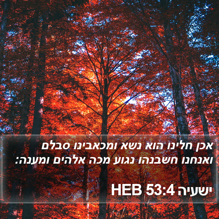 ישעיה 53:4 HEB Bible Study