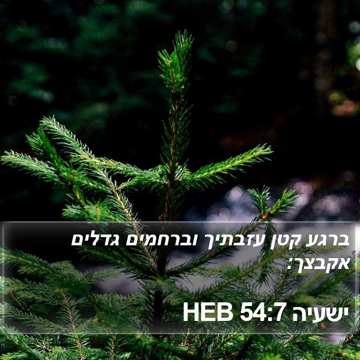 ישעיה 54:7 HEB Bible Study