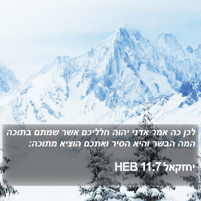 יחזקאל 11:7 HEB Bible Study