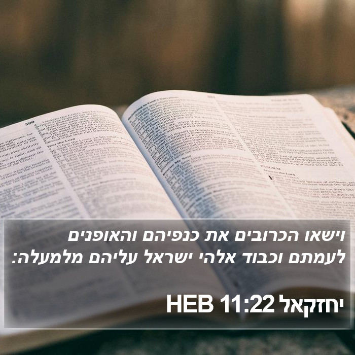 יחזקאל 11:22 HEB Bible Study