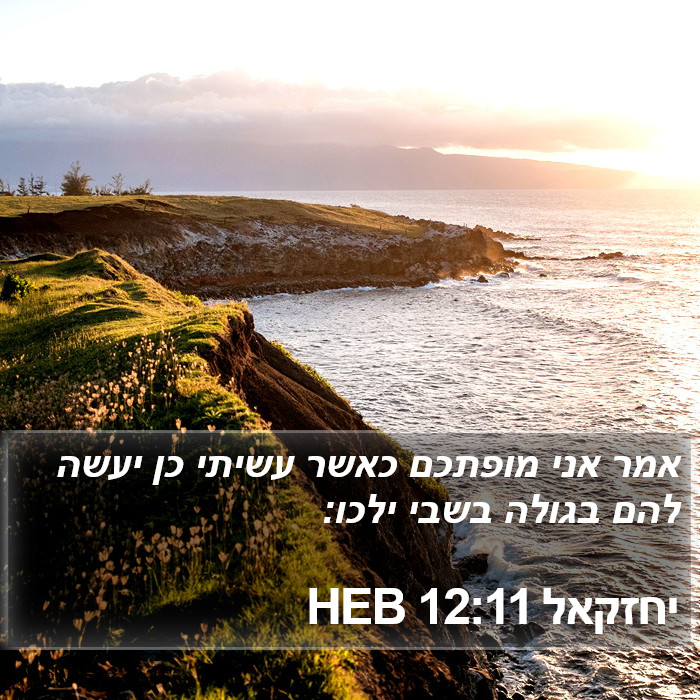 יחזקאל 12:11 HEB Bible Study