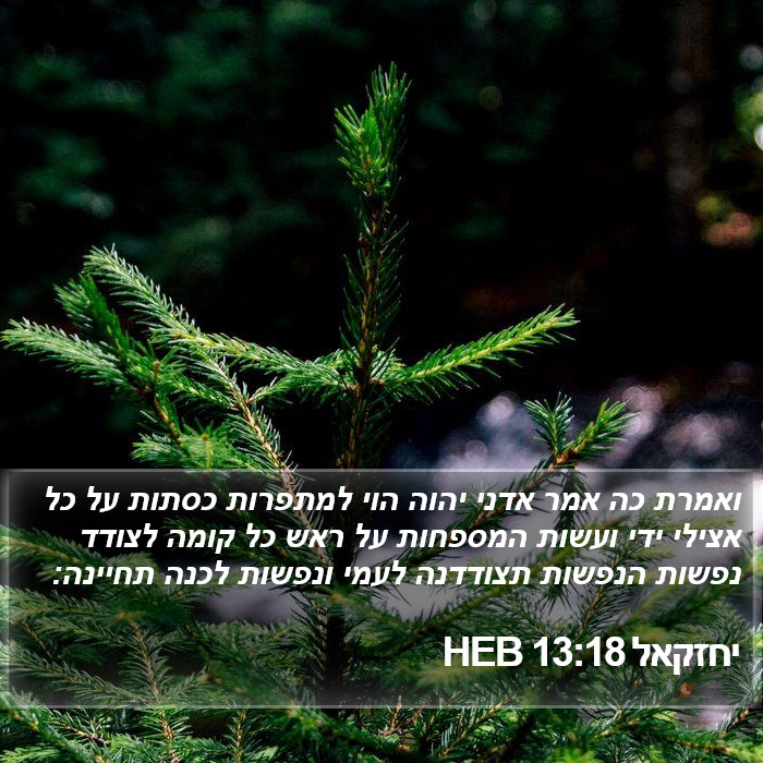 יחזקאל 13:18 HEB Bible Study